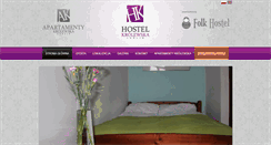 Desktop Screenshot of hostelkrolewska.pl